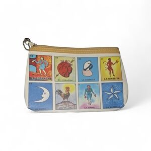 Colorful Lotería Themed Pouch